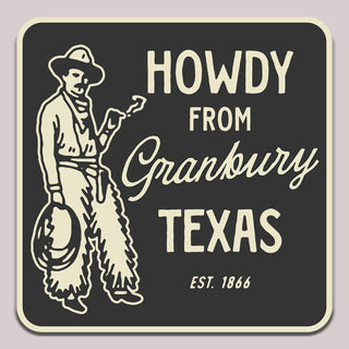 Howdy From Fayetteville AR Sticker Decal