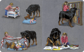 Goodnight, Good Dog Carl- Children's Board Book