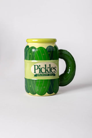 Ban.do - Novelty Ceramic Mug, Pickle Jar