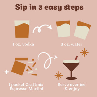 Espresso Martini Cocktail Mixer- SINGLE PACKET
