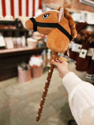 Plush Stick Horse