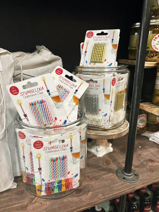 Celebration Candle Drink Party Clips: Gold