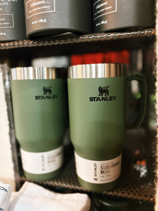 Stanley- The Everyday Suburban Mug 24oz: Dried Pine