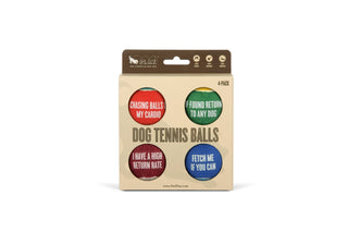 Dog Tennis Ball - 4 Pack