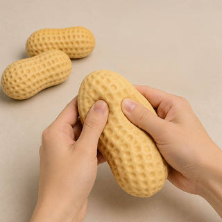 Sensibling Corp. - 12PCS - Peanut Shaped Squishy Stress Relief Toy