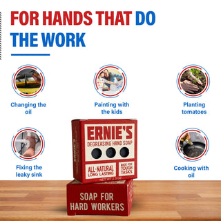 Ernie's Soap - Degreasing Hand Soap Bar