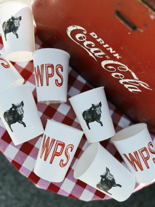 Arkansas WPS/Hog Reusable Collegiate Cup Set