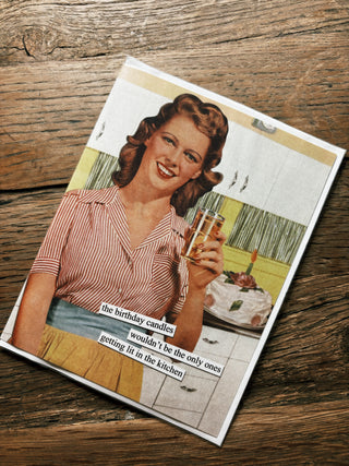 Anne Taintor Birthday Card- Kitchen