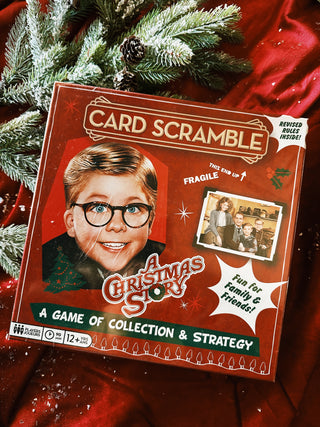 A Christmas Story Card Scramble Board Game