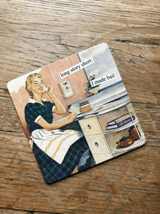 Anne Taintor Fridge Magnet- Bail