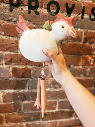 Hanging Clay Chicken Chime (PICK-UP ONLY)
