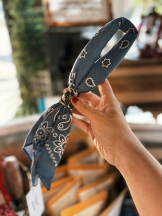 Denim Hues Hand Dyed Bandana