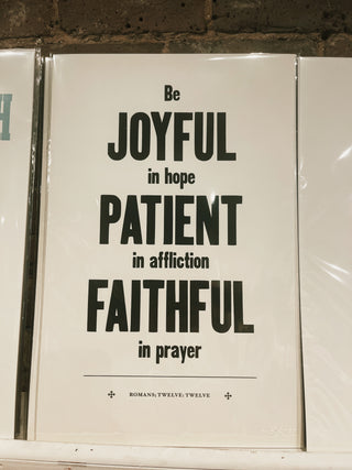 Old Try- Romans 12:12 Print