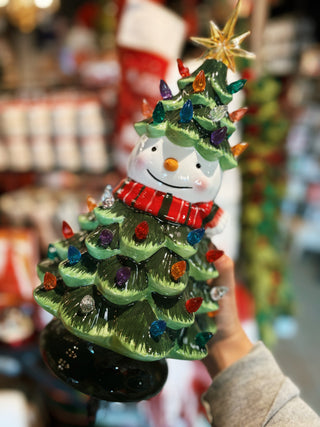 Lit Christmas Tree with Timer