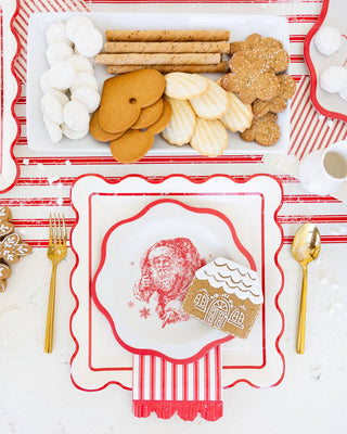 Red Striped Table Runner