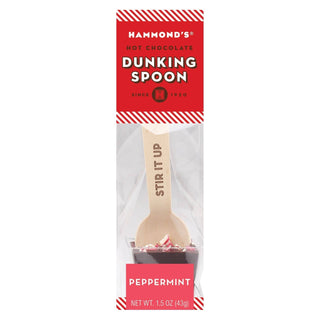 Hammond's Candies - Peppermint Dark Chocolate Dunking Spoon