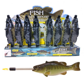 Fish Multipurpose BBQ Lighter: Multi-Colored