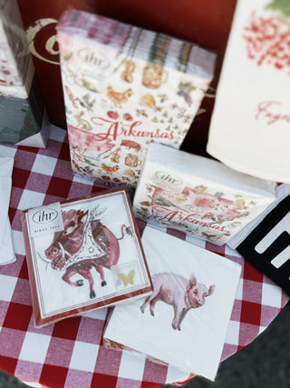 Arkansas Pigs Napkin Set