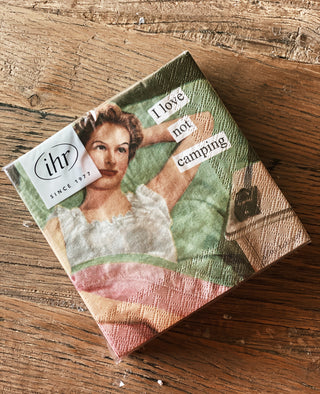 Anne Taintor Paper Cocktail Napkins- Camping