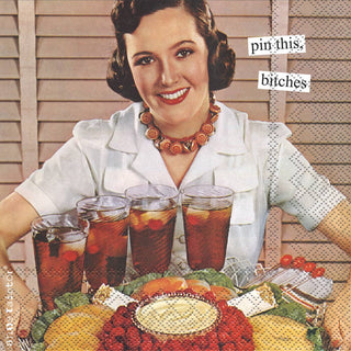 Anne Taintor Paper Cocktail Napkins- Pin This