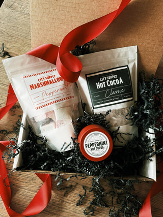 Hot Cocoa Kit Christmas Crate