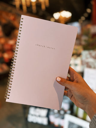 Blush Church Notes Bible Study Notebook