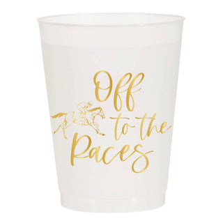 Off To The Races Kentucky Derby Frosted Cups - Derby: Pack of 6