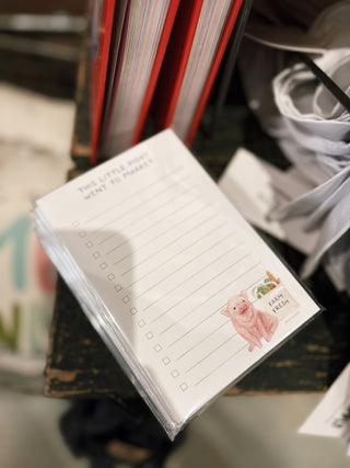 This Little Piggy — Grocery Notepad