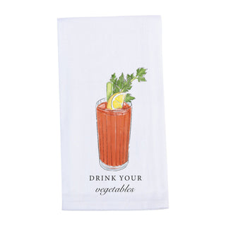 Barrel Down South - Drink Your Vegetables Bloody Mary Tea Towel