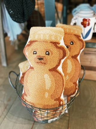 Honey Bear Hook Pillow