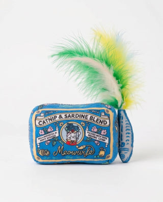 Sardines Catnip Toy with Feathers