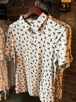 Burlebo Performance Polo - Ducks and Dogs