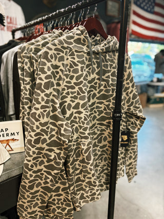 Burlebo - Fleece Hoodie - Classic Deer Camo