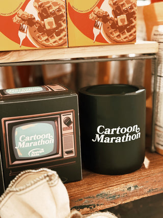 Cartoon Marathon Candle