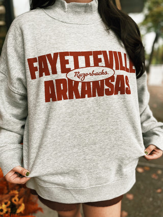 Fayetteville Arkansas Stack Mockneck