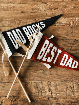 Dad Rocks- Father's Day Pennant