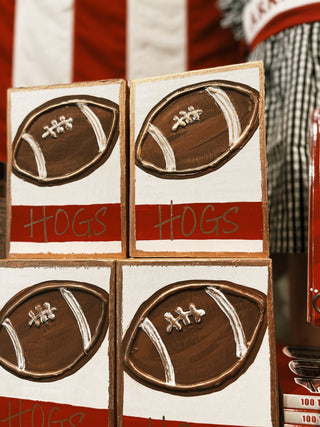 Hogs Football Block
