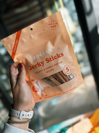 Bocce's Bakery - Grazers Turkey & Sweet Potato Jerky Sticks