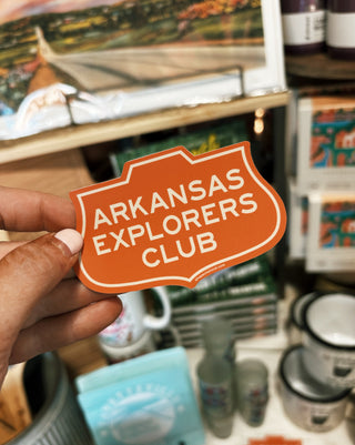Arkansas Explorers Club Badge Sticker