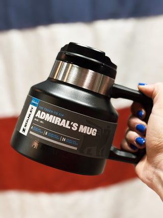 Stanley: Tough To Tip Admiral's Mug -Black 2.0
