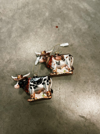 Cowboy Steer Ornament
