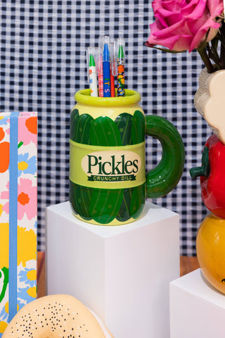 Ban.do - Novelty Ceramic Mug, Pickle Jar