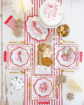 Red Striped Table Runner