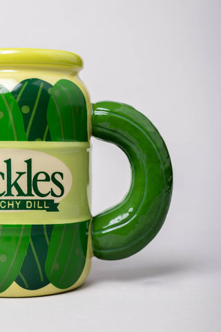 Ban.do - Novelty Ceramic Mug, Pickle Jar