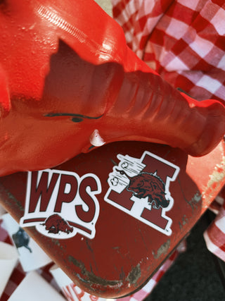 Red 1964 Hog Sticker