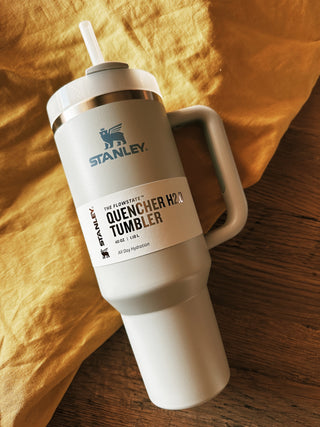 CREAM Stanley Quencher Cup 40OZ Unboxing AND Travel Cup! It's Finally Here  