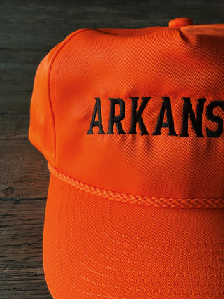 Arkansas Rope Hat- Blaze Orange