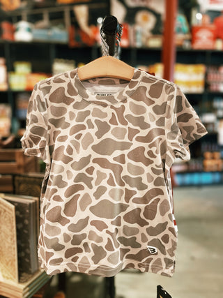 Burlebo- Youth Go-to-tee - Classic Deer Camo