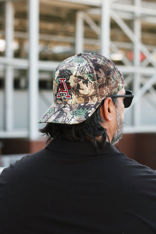 Throwback Hog Trucker Hat- Camo