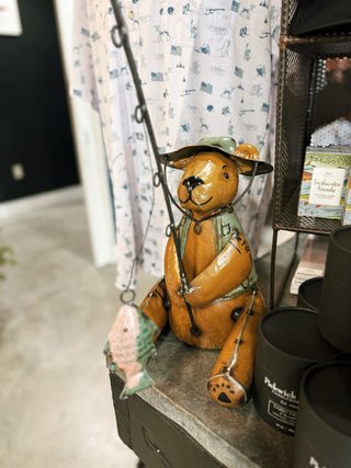 Iron Brown Bear Fishing